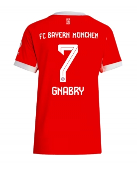 Bayern Munich Serge Gnabry #7 Maglia Gara Casa Repliche 2025-26 Donna Maniche Corte